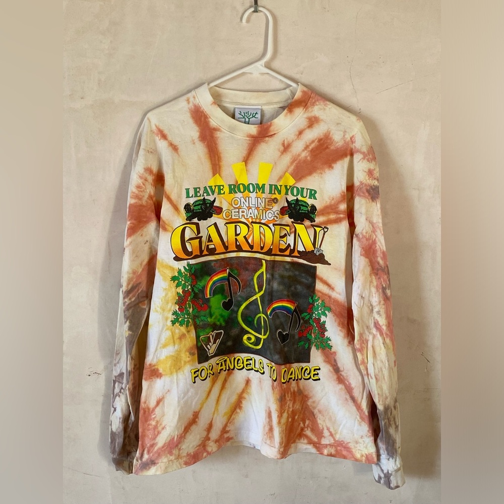 Online Ceramics Tie Dye LS Tee Size L